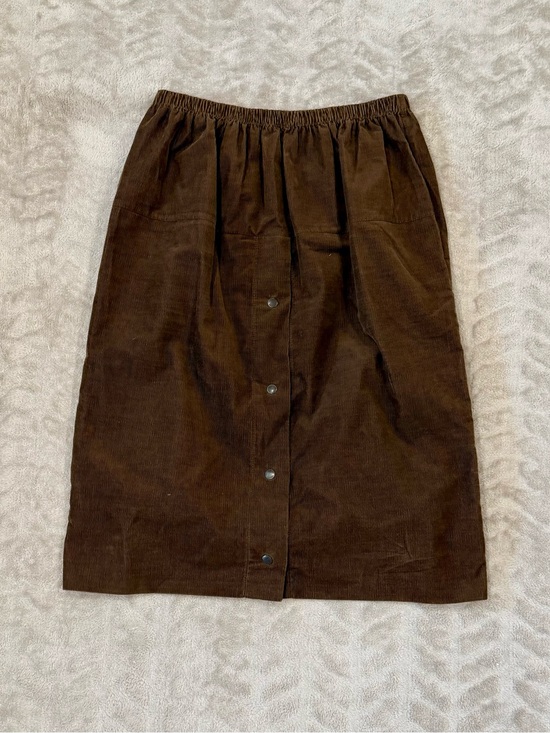 Vintage Dresses & Skirts - Vintage Hino & Malee for Bonwit Teller Corduroy Academia School Skirt
